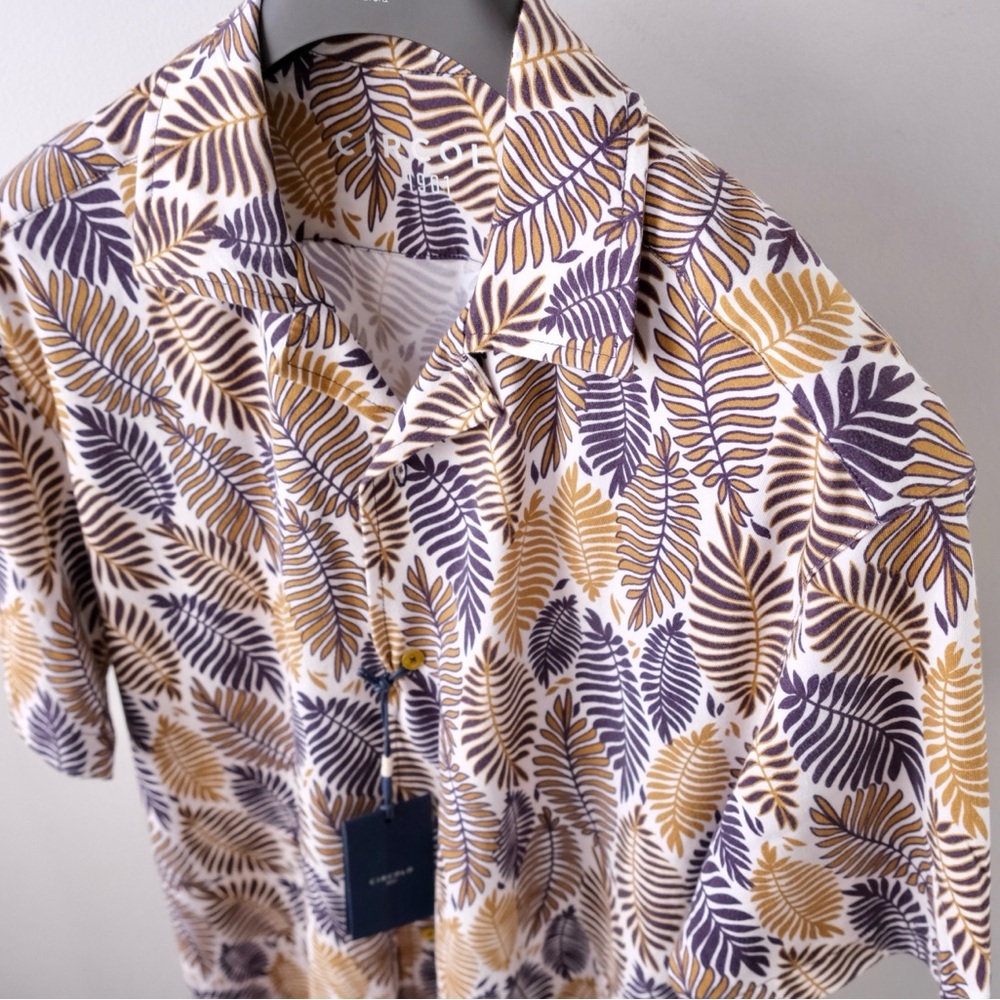 Circolo 1901 Floral Print Short Sleeve Button Up - Picture 3 of 6
